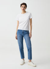 Ovs Straight Fit Cropped Jeans